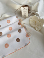 Liya&Co desenli müslin ağız bezi 3'lü set, %100 pamuk, hassas ciltler için